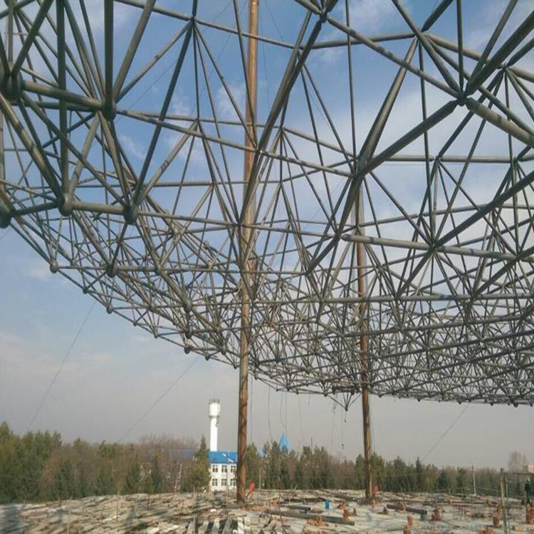 锡林格勒盟球形网架钢结构施工方案